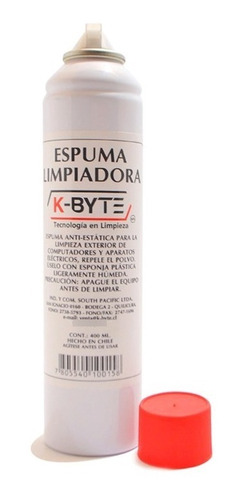 Espuma Limpiadora Exterior Equipos Electrónicos 400ml K-byte