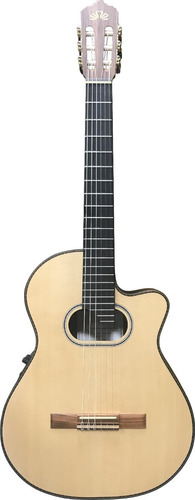 Guitarra Elecroacústica La Alpujarra 100kfix Boca Ovalada