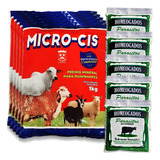 Micro-cis Mineral 5kg Parasitos 5un Vermifugo Gado Bovinos