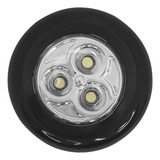 Spot Lanterna Led Luz Interior Preto Touch Click