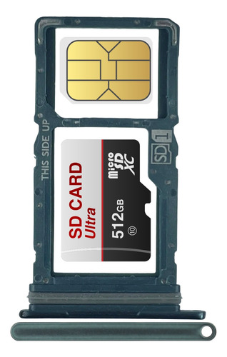 Bandeja Porta Sim Chip Card Compatible Motorola G9 Power