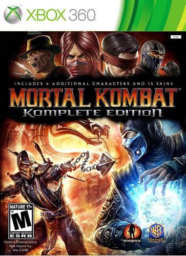 Mortal Kombat Komplete Edition - Xbox 360 Retrocompatible!!!