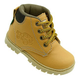 Bota Botinha Infantil Gibizinho Baby Masculina Coturno Nova