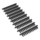 Kit Clip Pente Organizador 10 Cabos E Fios 8mm Fixar Parede