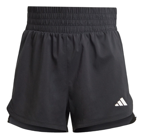 Shorts Pacer Training 3 Franjas Tejidos Corte Alto It7760 Ad