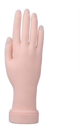 Mão Postiça Para Manicure Silicone Unhas De Gel Treino Dedo
