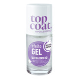 Top Coat Efeito Gel Hipoalergenico Blant Ultra Brilho 10 Dia