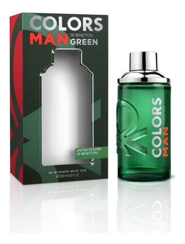 Perfume Benetton Colors Man Green Edt 200ml-100%original