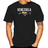 Camiseta Soy Estadounidense Mis Latidos Por Venezuela