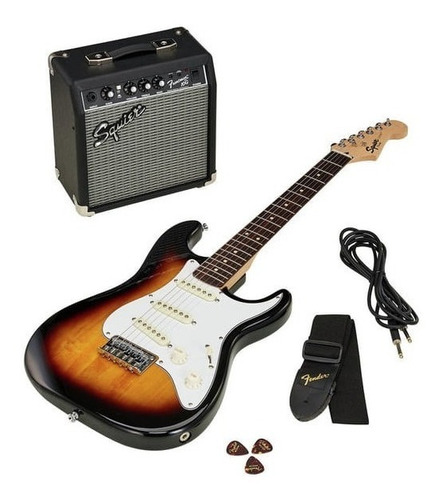 Kit Guitarra Electrica Fender Squier Bullet Mini Sq Combo