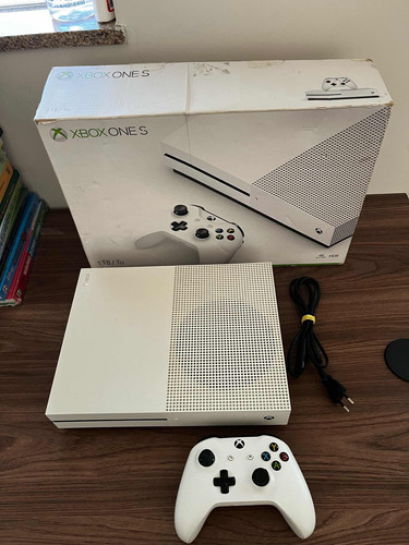 Xbox One S 1 Tera Tb Com Caixa Funcionando Perfeito