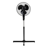 Ventilador De Pie Con Aspas Giratorio Tres Velocidades Cantidad De Aspas 3 Color De La Estructura Negro Color De Las Aspas Negro Diámetro 44 Cm Material De Las Aspas Plástico