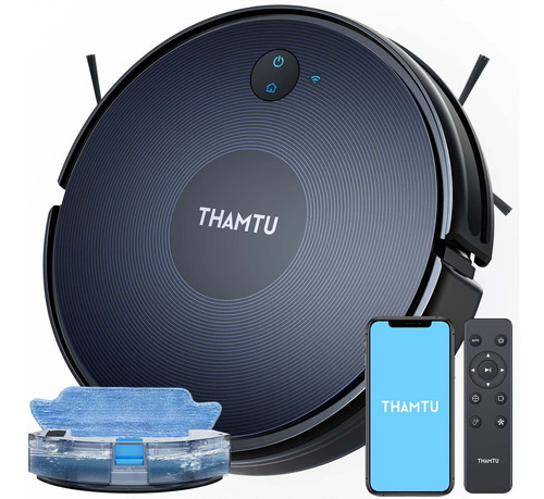 Thamtu G2 Robot Vacuum Y Mop Combo, 130min Runtime, App & Vo