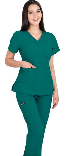 Pijama Medica Quirurgica Mujer Antifluidos Verde