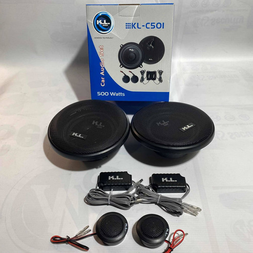 Componentes De Sonido Para Carro Kl-c501/5.25/ Con Tapa/