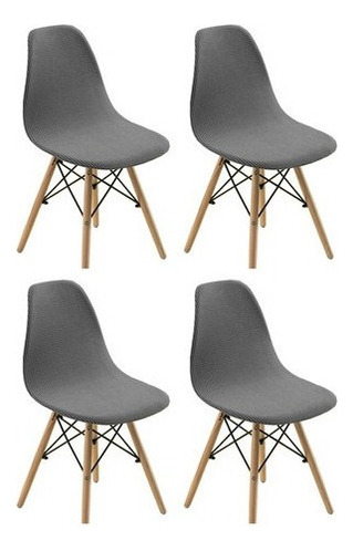 Fundas De Silla Eames Impermeables De 4 Piezas [u]