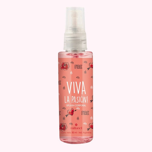 Millanel - Viva Las Pasión Body Splash Femenino 80 Ml.