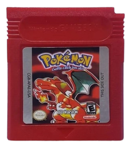 Pokemon Red Version Legendado Em Ingles Game Boy Gb
