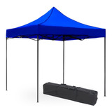 Toldo 3x3 Plegable Impermeable Lona Carpa Con Detalles S3*