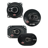 Paquete De 4 Bocinas Para Spark Matiz Beat Jc Power 4 Y 4x6