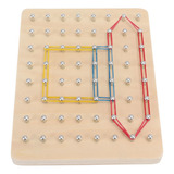 Aprendizaje Gráfico De Juguetes De Madera Montessori Geoboar