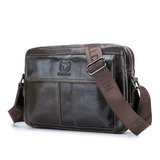 Bolso/bandolera Cuero Genuino Bull Captain Mod. Front