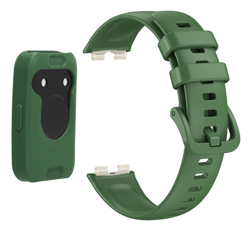 Correa Con Case Protector + Mica Para Huawei Band 9 / 8