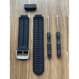 Pulseira Compatível Garmin 235 735xt 220 630 Fácil De Trocar Cor Preto/preto