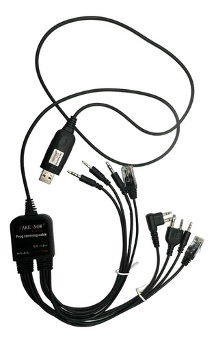 Cable De Programación Para Radios De Comunicación 8 En 1