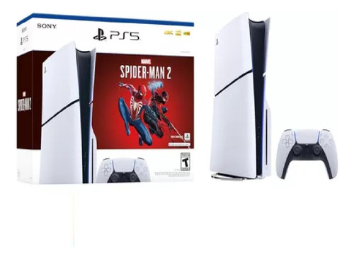 Sony Playstation 5 Slim Marvel Spiderman 2 1tb Bundle 