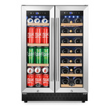 Tylza Refrigerador De Vino Y Bebidas Mejorado De 24 Pulgadas