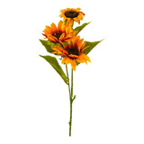 Ramo De Flores Artificiales Girasoles 47cm Deco Hogar 20307