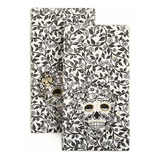 Fiesta Skull & Vine Toalla De Cocina, 16 X 28 Pulgadas,