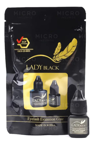 Adhesivo Lady Black 