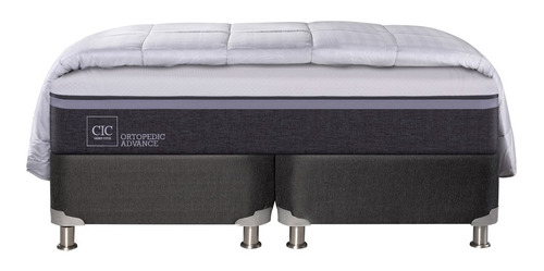 Cama Americana King Cic Ortopedic Advance + Plumón 