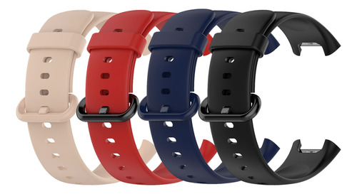 Kit 4x Pulseiras Compatíveis Redmi Modelo Mi Watch 2 Lite