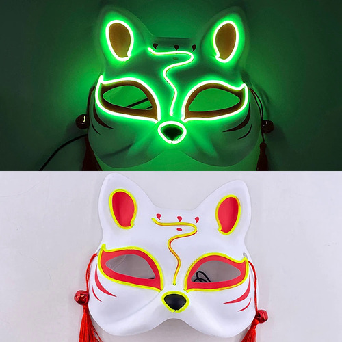 Disfraz De Máscara Luminosa, Frenesí, Anime, Halmáscara, Luz