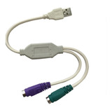 Adapador Cable Usb A Ps/2 (teclado - Mouse)