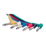 Cable Corto Inter Pedal Línea Plug Stagg  Para Guitarra Bajo