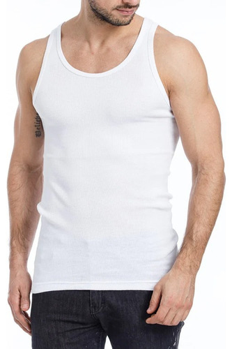 Camiseta Musculosa Malla Unisex Algodon Morley Eyelit 166