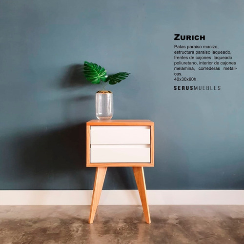 Mesa Luz Paraiso Diseño Retro Nordico Escandinavo Serus Zur