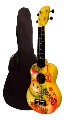 Ukelele Happiness Soprano Diseño Incluye Funda