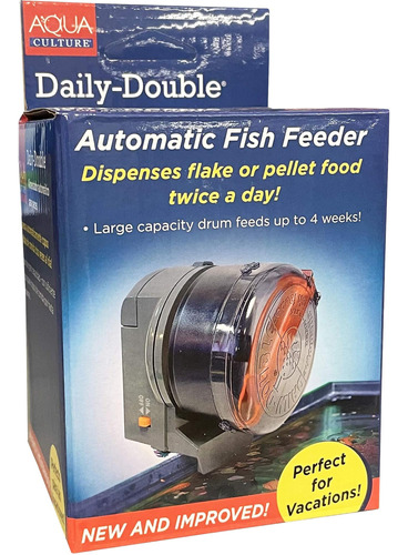 Aqua Culture Daily-double Automatic Fish Feeder Acuario Alim