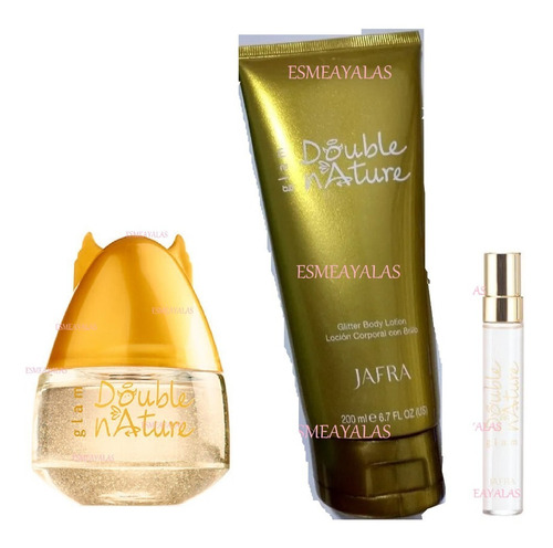 Jafra Double Nature 100 Ml+ Body Lotion 200 Ml+ Mini Perfume