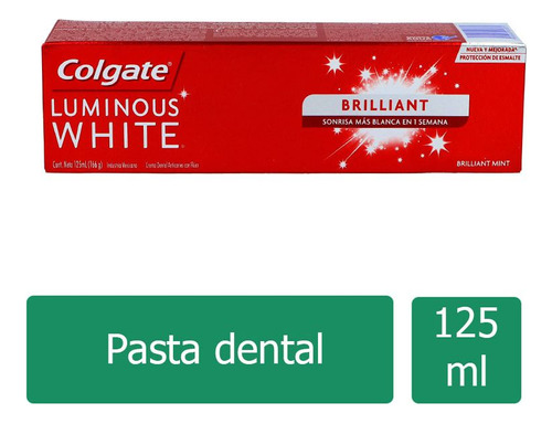 Crema Dental Colgate Luminous White Brilliant Caja Con Tubo 