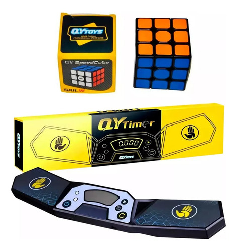 Juego Timer Cronómetro Temporizador Cubo Profesional +2cubos