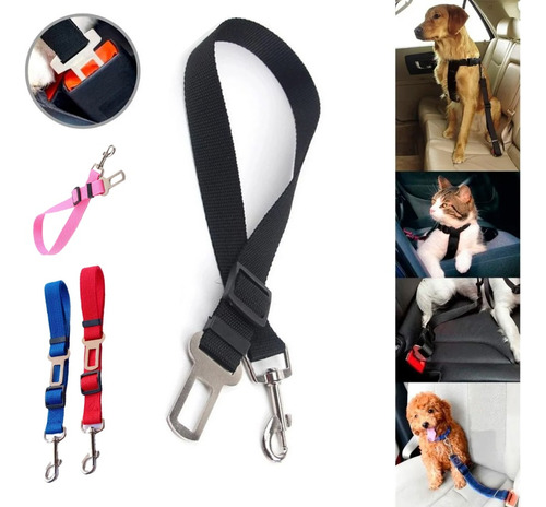 Cinturón De Seguridad Para Perros Mascotas En Auto - Viaje