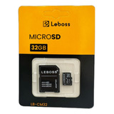 Cartão De Memória Micro Sd, 32gb Leboss Lb-cm32