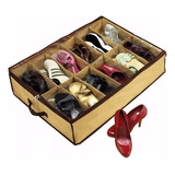 Organizador Portátil Zapatos 12 Zapatera Cama Hogar