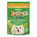 Alimento Dog Chow Vida Saudável Sana Raças Pequenas Para Cão Adulto De Raça Pequena Sabor Frango Em Saco De 100g